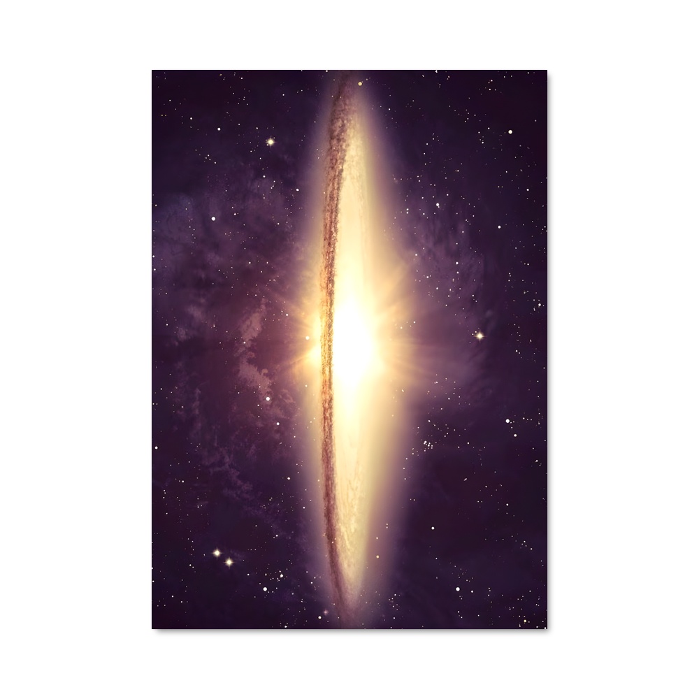 Poster Galaxie elliptique majestueuse